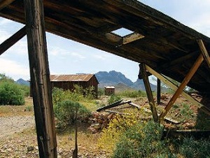 アリゾナ西部にあるキャッスルドーム鉱山跡地
