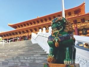 米国最大のお寺Hsi Lai Temple