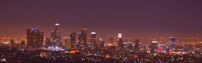 ロサンゼルスの夜景