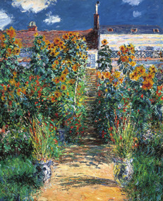 Claude Monetの作品「The Artist's Garden at VxJ鉛heuil」