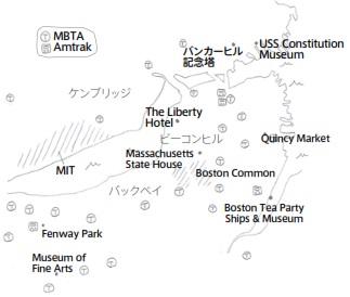 ボストンの地図