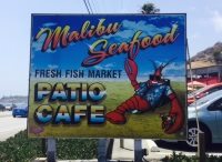Fish MarketにあるPatio Cafeの看板
