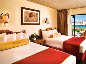 アリゾナ北部にあるホテル、Lake Powell Resort＆House Boatの客室内