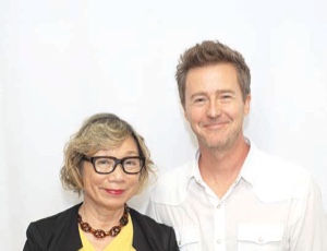 エドワード・ノートンと成田陽子さん