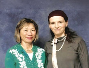 ジュリエット・ビノシュと成田陽子さん
