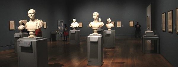 ゲティ美術館に飾られている銅像の作品
