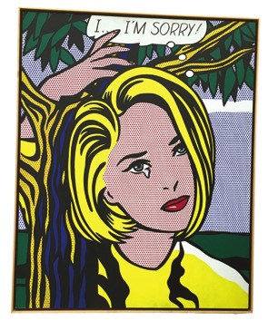 Roy Lichtensteinの作品「I...I’ m Sorry!」