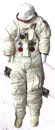 アポロ16号の司令船操縦士、ケン・マッテングリーが着ていた宇宙服