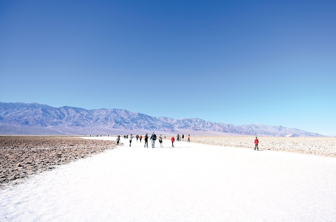 デスバレーの「Badwater Basin」