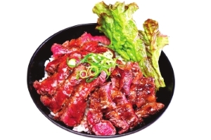 アメリカン・カット・ステーキ丼(レッドロック)