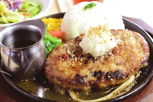 鉄板ハンバーグ(カレーハウス)
