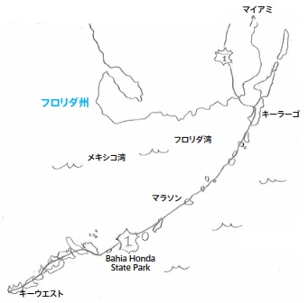 フロリダの地図