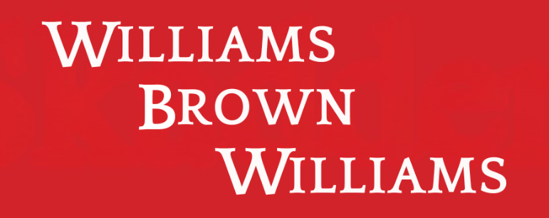 ウィリアムズ、ブラウン＆ウィリアムズ法律事務所 | Williams, Brown & Williams PCロゴ