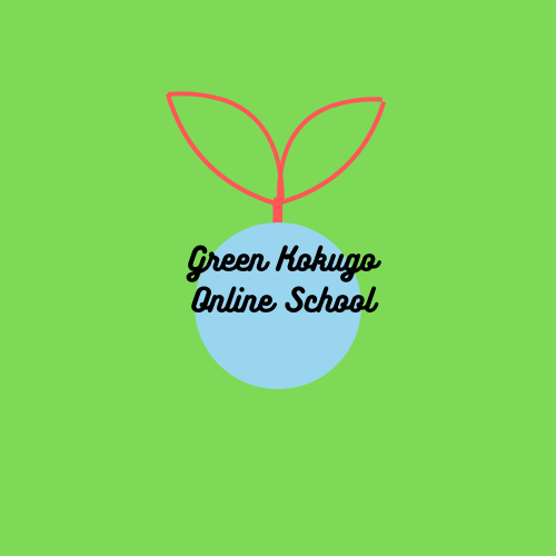 GreenKokugoOnlineSchool/Green Japanese Language Online Lesson Logo