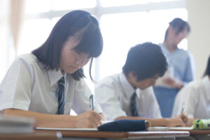 中学生の授業風景