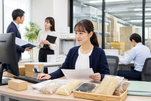 日系食品メーカーでの営業事務アシスタント [#11638]